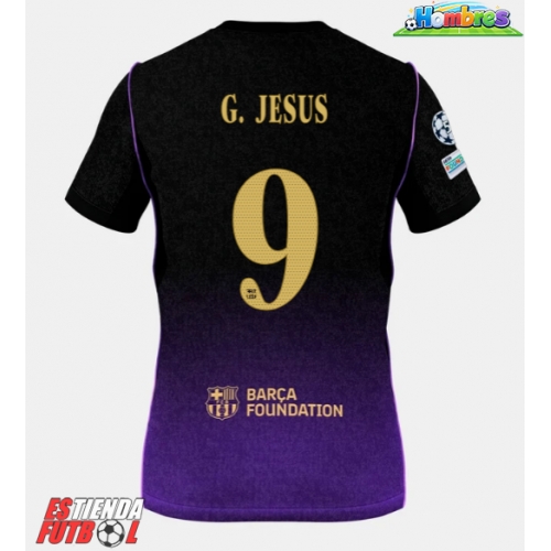 Barcelona Gabriel Jesus #9 Segunda Equipación 2026-27 Manga Corta